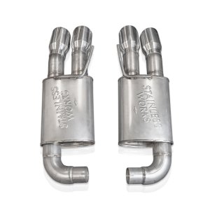 Ford Mustang GT Performance Exhaust - Rear - Stainless Works - Axle Back Legend - `18-`21